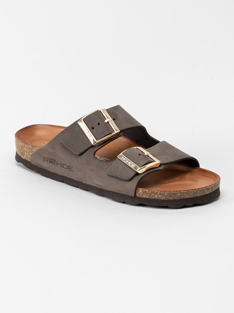 Rohde - Alba - Mörkbruna klassiska sandaler