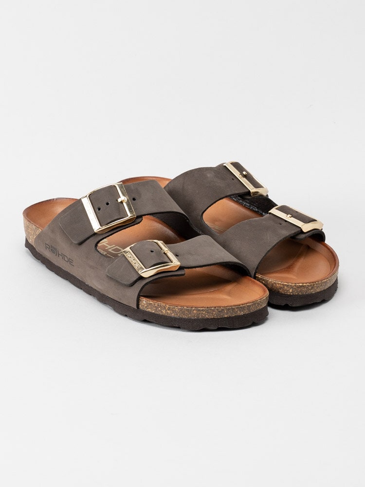Rohde - Alba - Mörkbruna klassiska sandaler