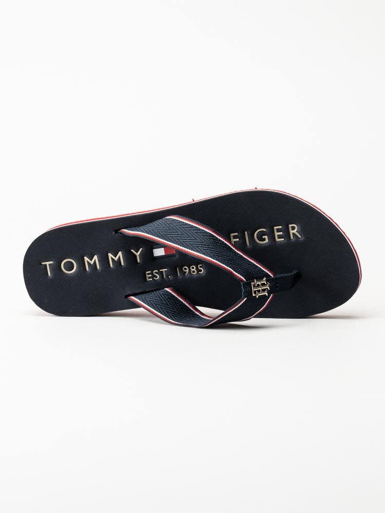 Tommy Hilfiger - Hardware Beach Sandal Flat - Blå flip flops