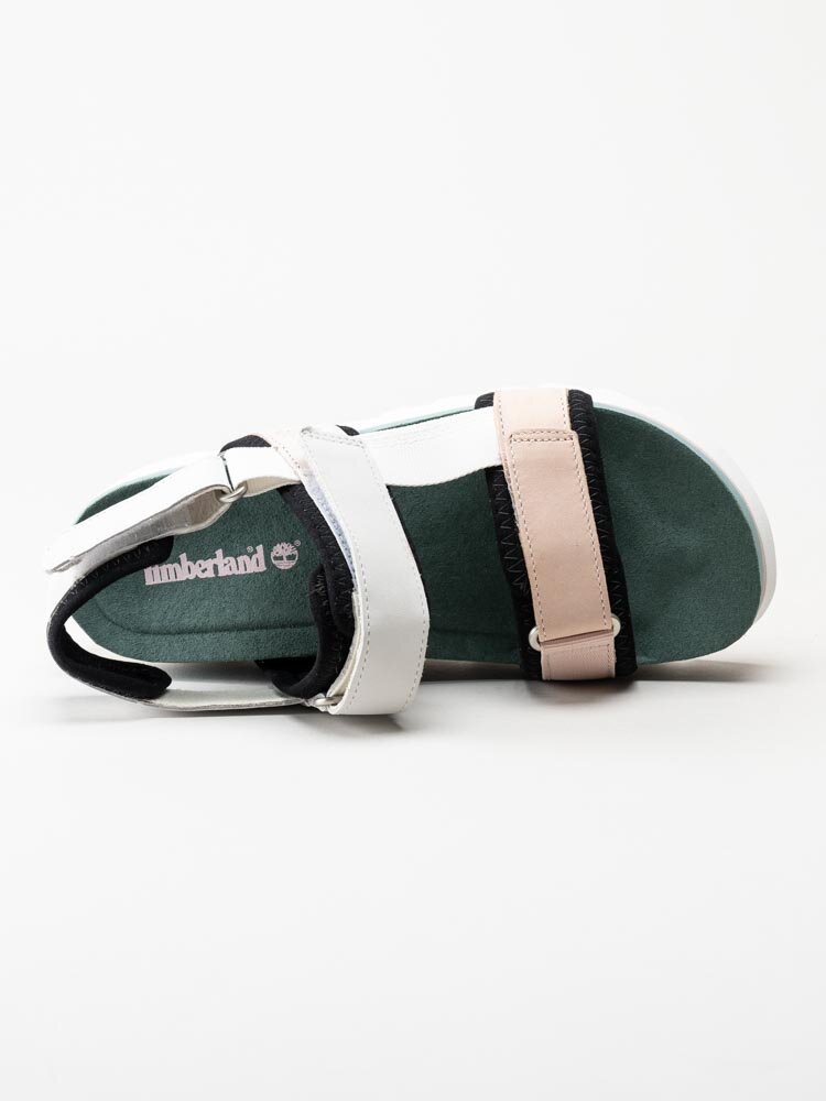 Timberland - Santa Monica Sunrise Sporty - Rosa vita sandaler i skinn