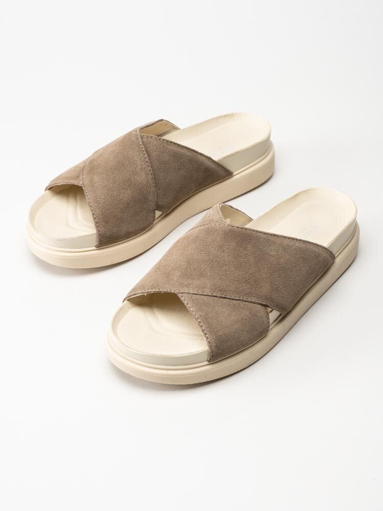 Vagabond - Erin - Bruna slip in sandaler i mocka