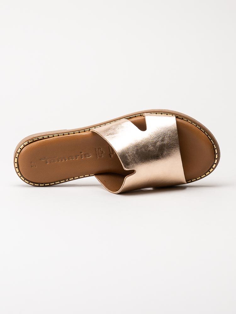 Tamaris - Rosemetallic slip in sandaler