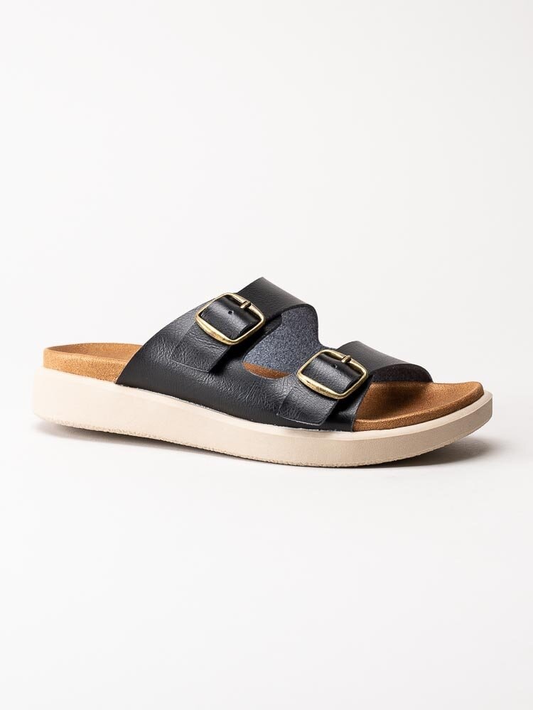 CC Resorts - Svarta slip in sandaler