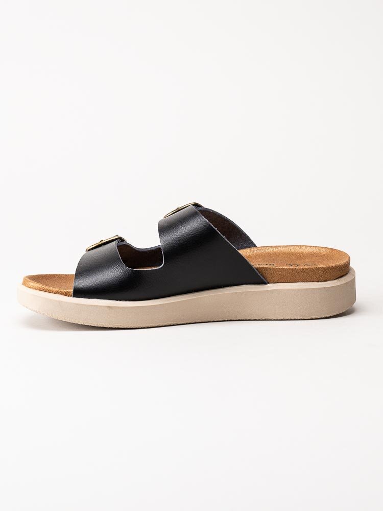 CC Resorts - Svarta slip in sandaler