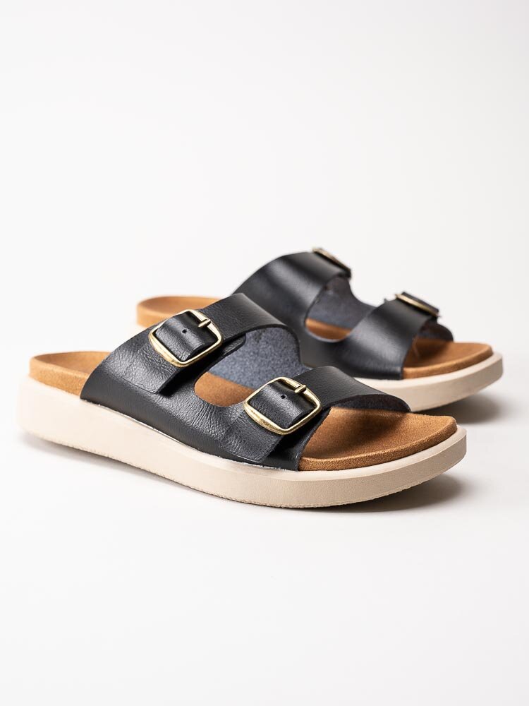 CC Resorts - Svarta slip in sandaler