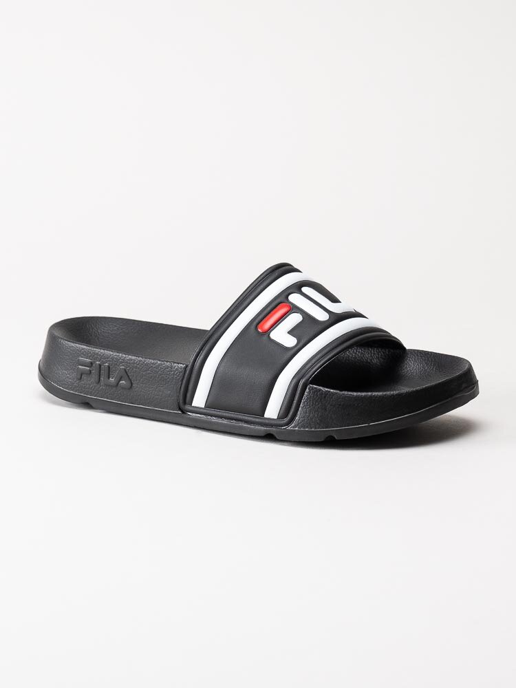 FILA - Morro Bay Slipper 2.0 Wmn - Svarta sandaler med logga