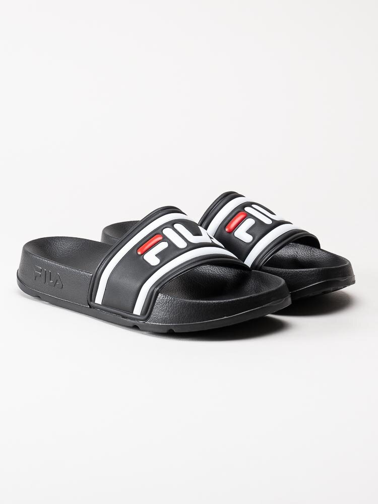 FILA - Morro Bay Slipper 2.0 Wmn - Svarta sandaler med logga