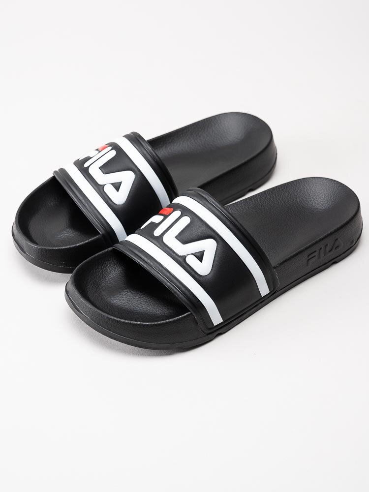 FILA - Morro Bay Slipper 2.0 Wmn - Svarta sandaler med logga