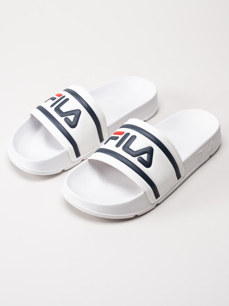 FILA - Morro Bay Slipper 2.0 Wmn - Vita slip in sandaler med logga