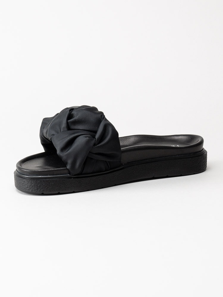 Inuikii - Fjord Flower - Svarta slip in sandaler i flätad design