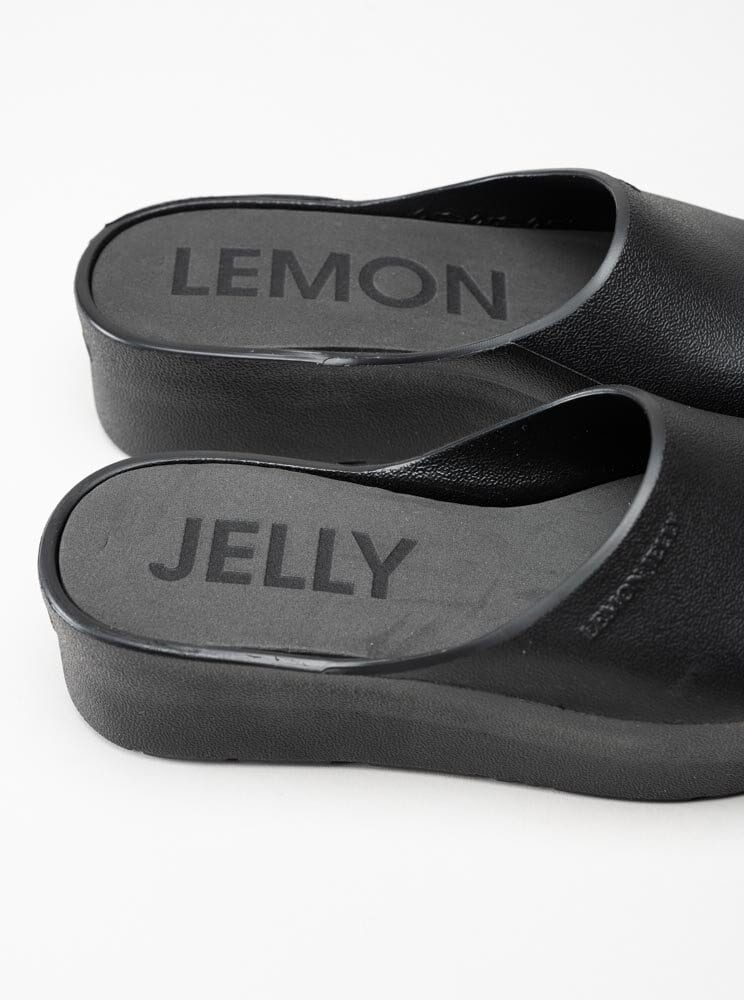 Lemon Jelly - Sunny Kelsie - Svarta slip in sandaler med platå