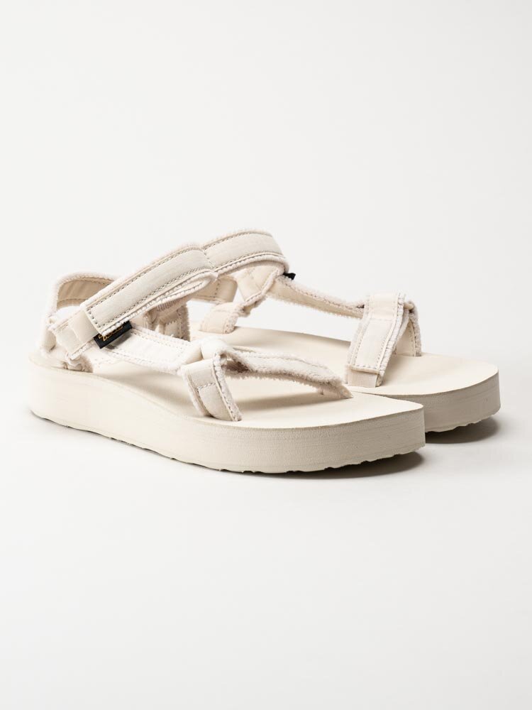 Teva - W Midform Universal Canvas - Beige sandaler i textil
