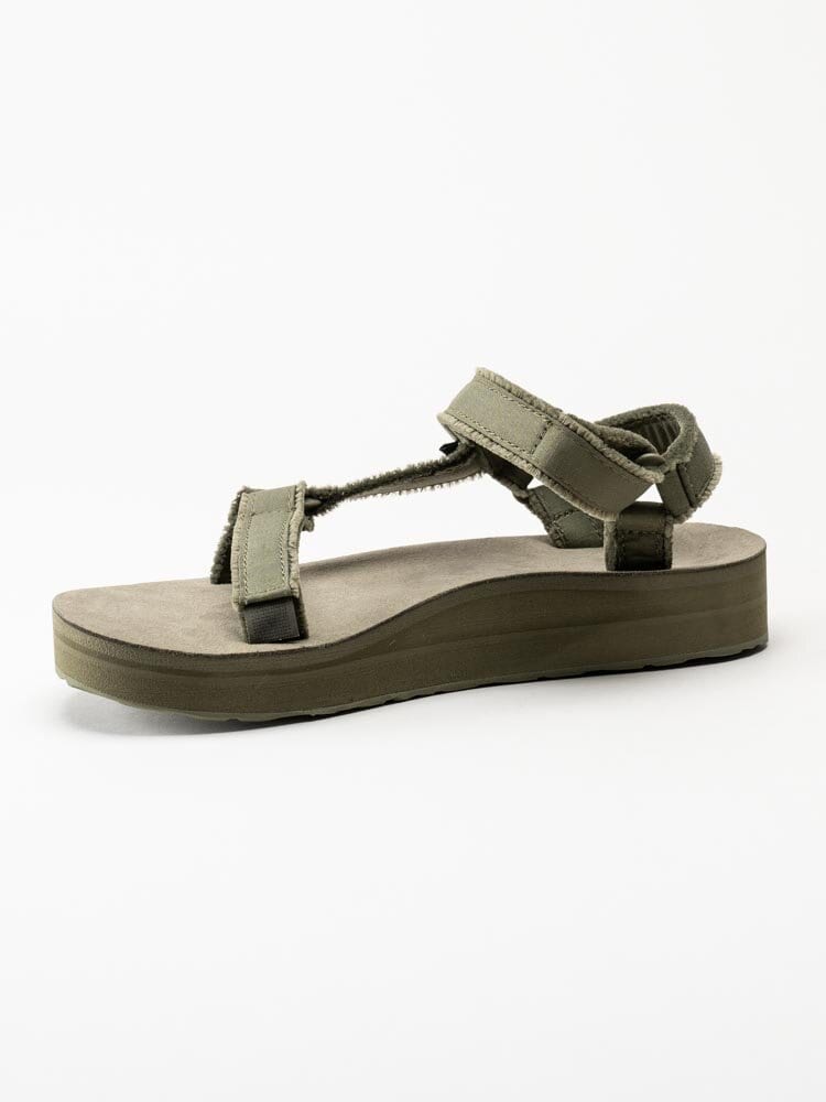 Teva - Midform Universal Canvas - Olivgröna sandaler i textil