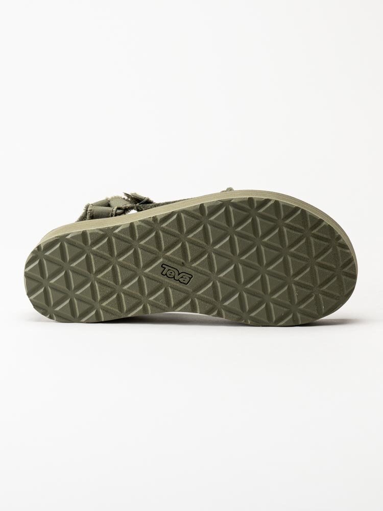 Teva - Midform Universal Canvas - Olivgröna sandaler i textil