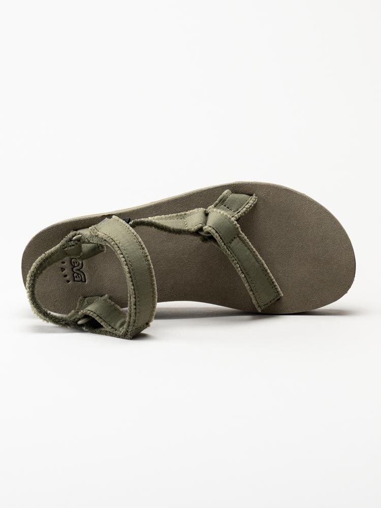 Teva - Midform Universal Canvas - Olivgröna sandaler i textil