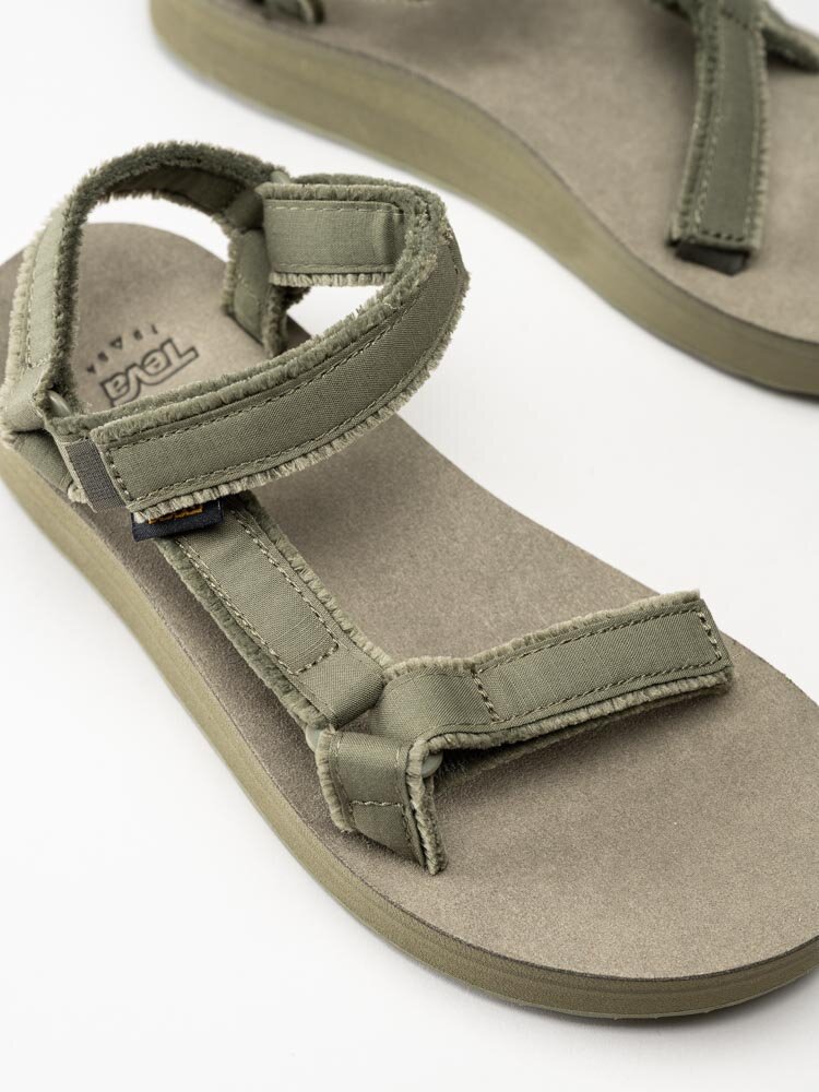 Teva - Midform Universal Canvas - Olivgröna sandaler i textil