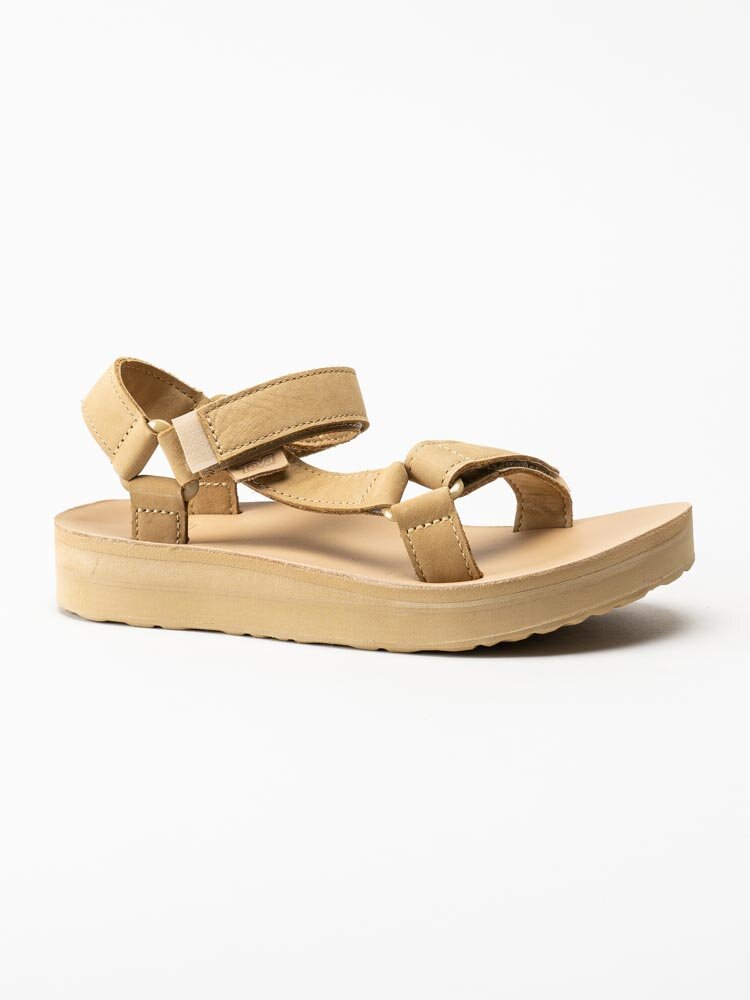 Teva - Midform Universal Leather - Beige sandaler i skinn