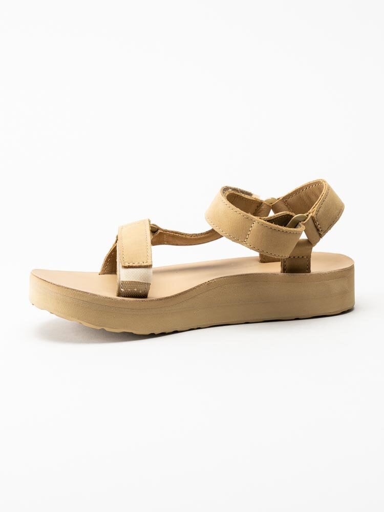 Teva - Midform Universal Leather - Beige sandaler i skinn