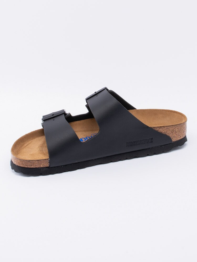 Birkenstock - Arizona Narrow SFB - Svarta klassiska sandaler med smal läst