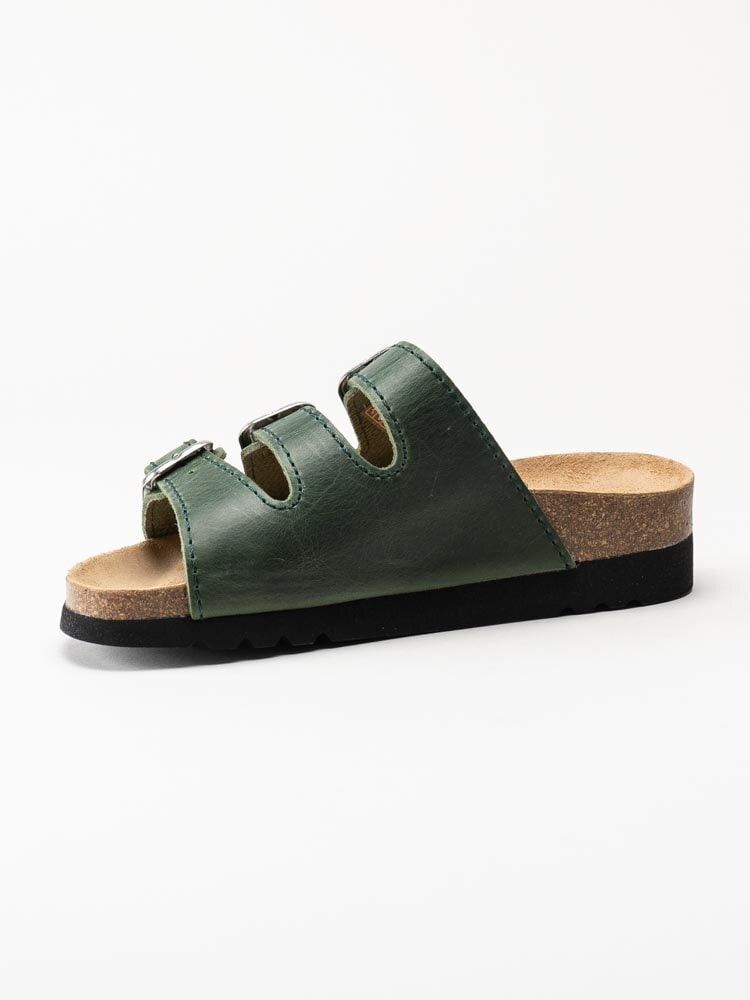 Scholl - Rio Wedge AD - Gröna slip in sandaler