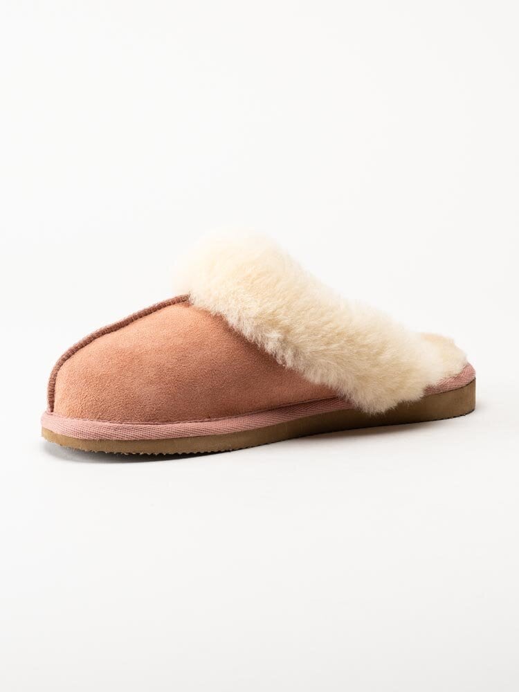 Shepherd - Jessica - Rosa fårskinnsfodrade slip in tofflor