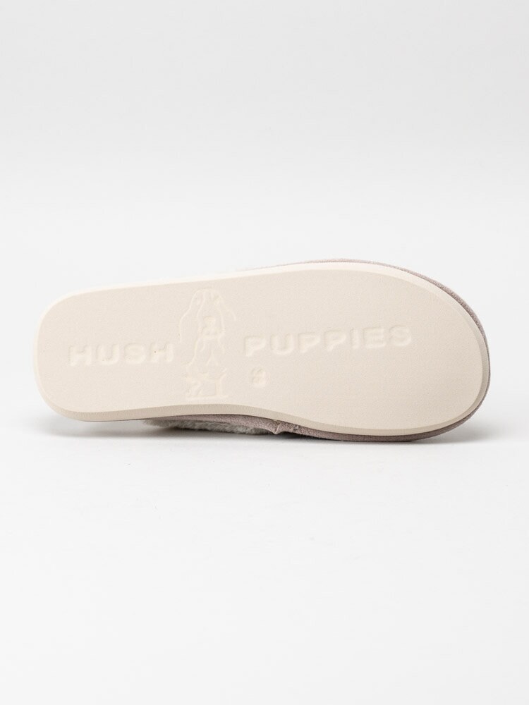 Hush Puppies - Slipper logo - Beige slip in tofflor