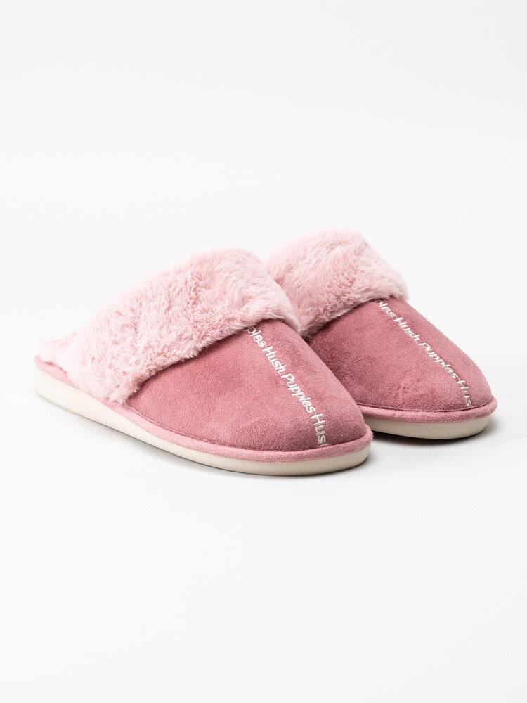 Hush Puppies - Slipper logo - Rosa slip in tofflor