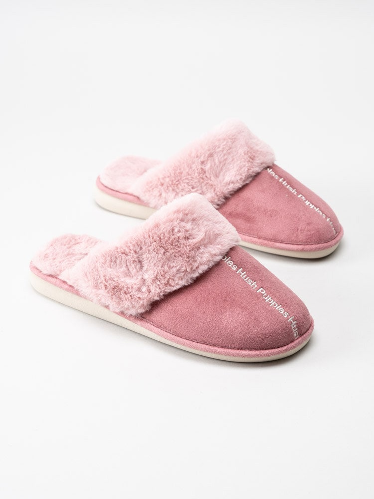 Hush Puppies - Slipper logo - Rosa slip in tofflor