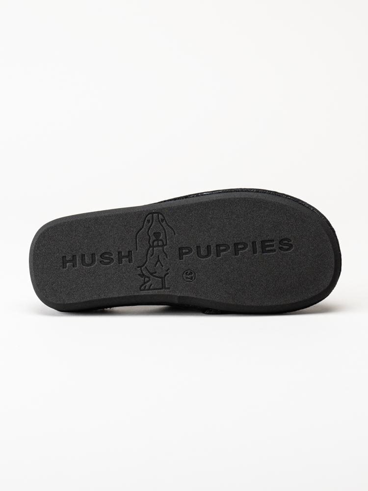 Hush Puppies - Slipper - Svarta slip in tofflor