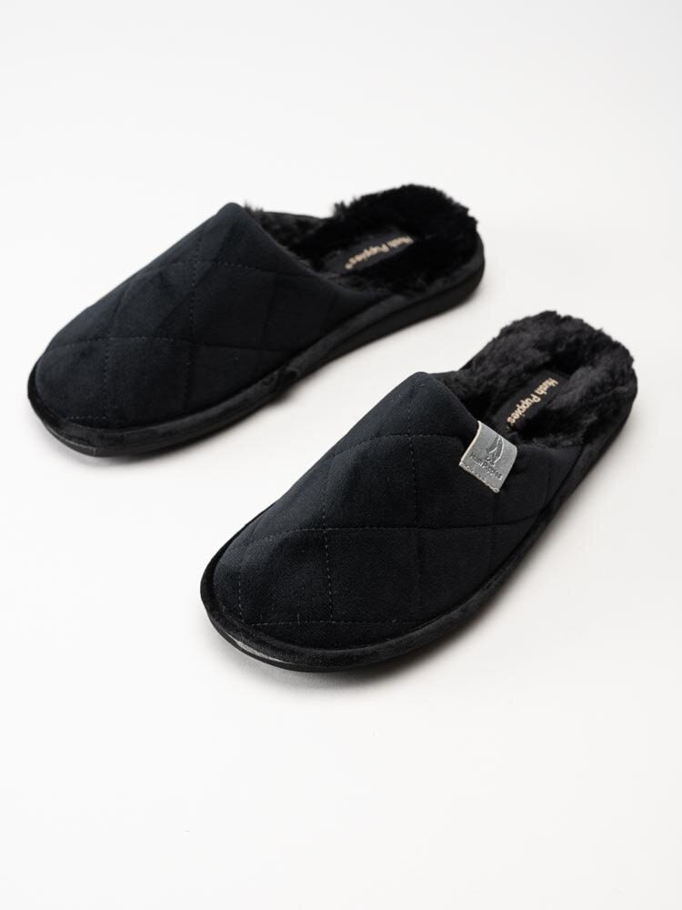 Hush Puppies - Slipper - Svarta slip in tofflor