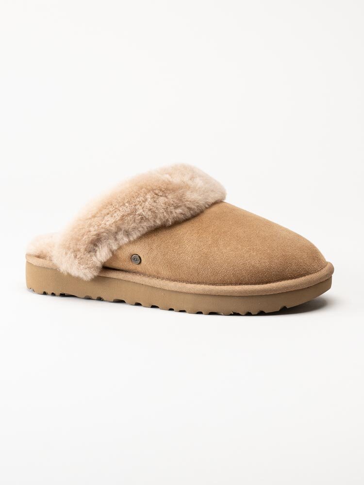 UGG - W Classic Slipper II - Ljusbruna slip in fårskinnstofflor