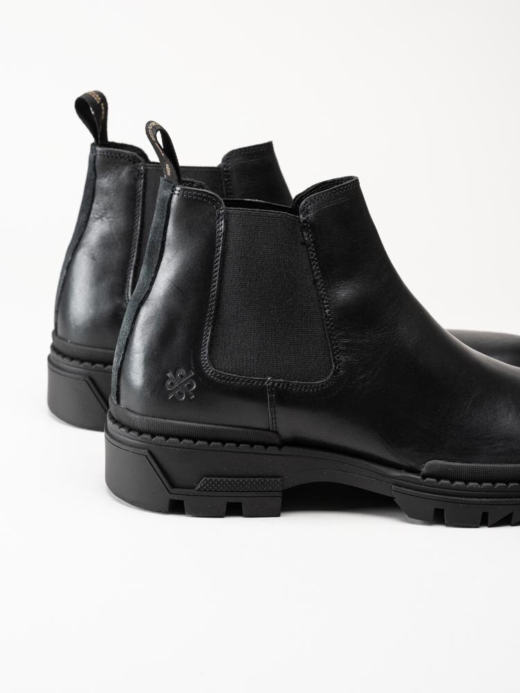 Playboy Footwear - Wulf - Svarta chelsea boots i skinn