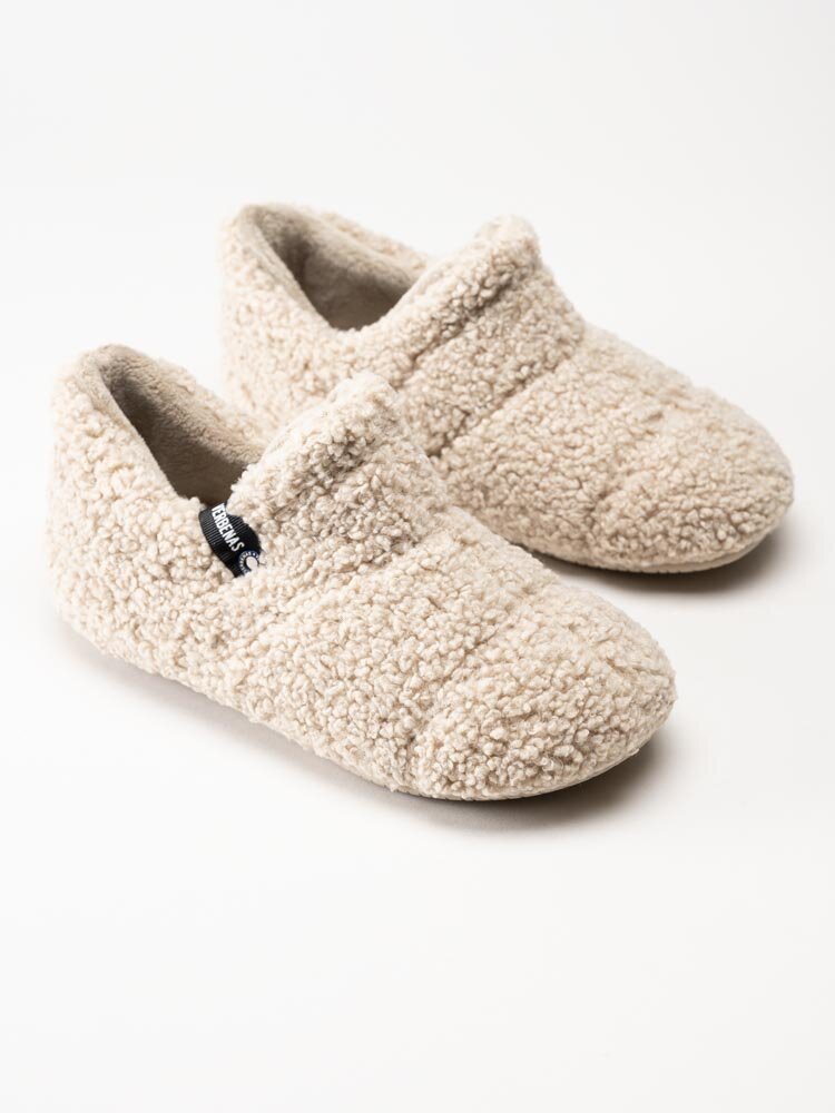 Verbenas - Yeti Nairobi - Beige slip on tofflor i textil