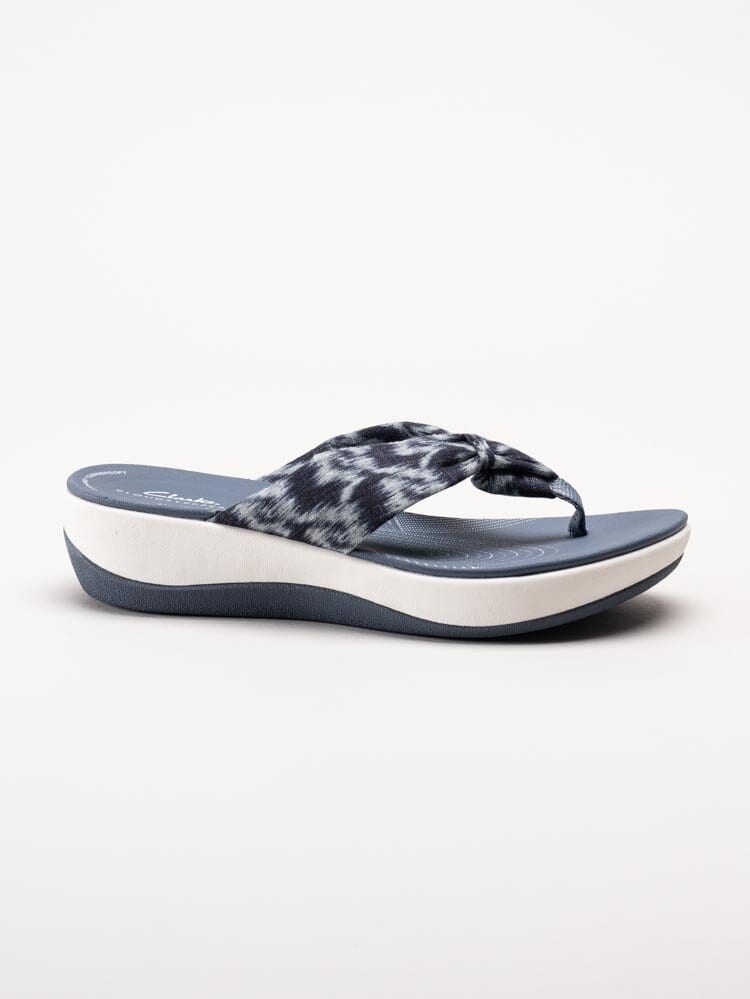 Clarks - Arla Glison 2 - Blå flip flops i textil