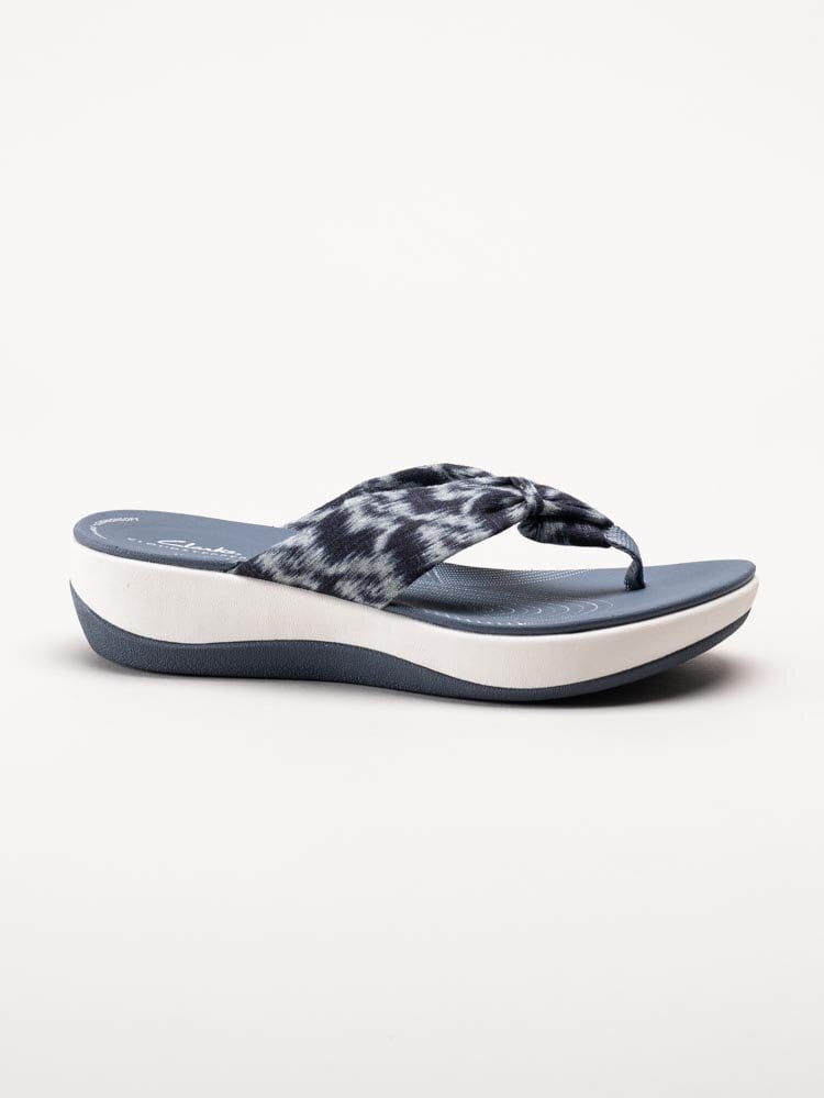 Clarks - Arla Glison 2 - Blå flip flop i textil