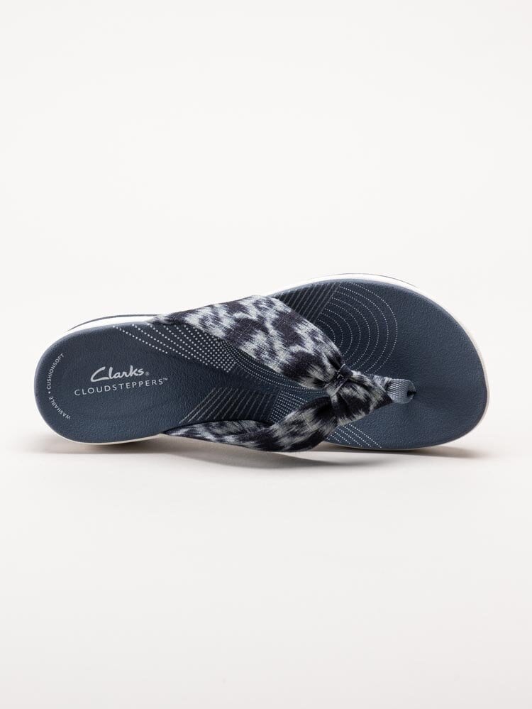 Clarks - Arla Glison 2 - Blå flip flop i textil