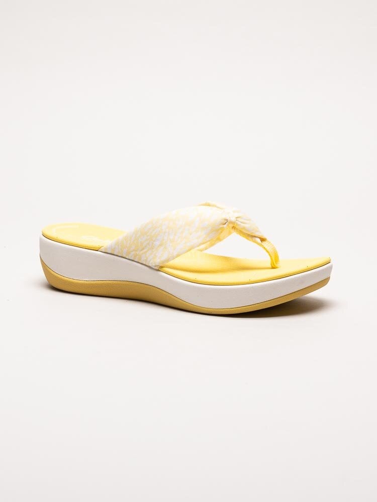 Clarks - Arla Glison 2 - Gula flip flops i textil