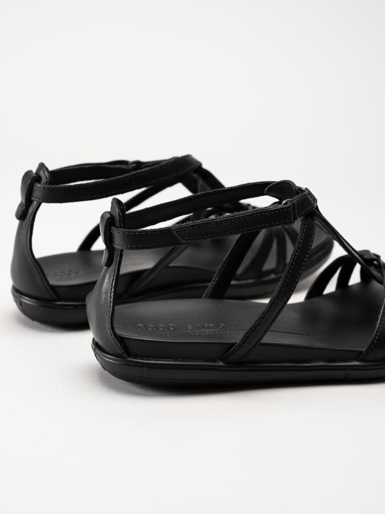 Ecco - Simpil - Svarta sandaler i skinn