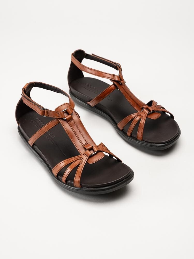 Ecco - Simpil - Bruna sandaler i skinn