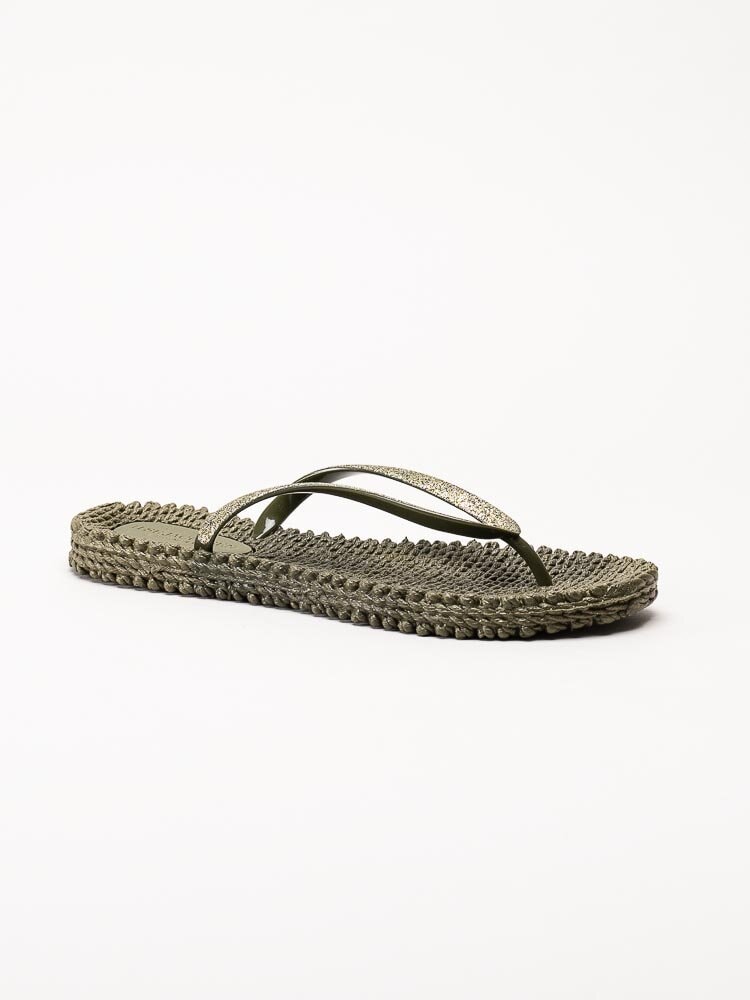 Ilse Jacobsen - Cheerful01 - Gröna flip flop med glitter