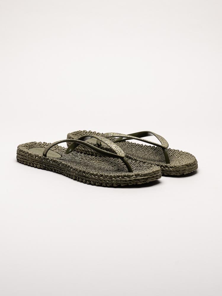 Ilse Jacobsen - Cheerful01 - Gröna flip flop med glitter