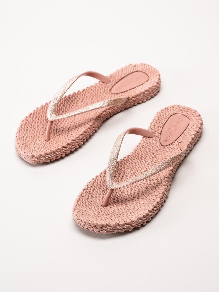 Ilse Jacobsen - Cheerful01 - Rosa flip flop med glitter