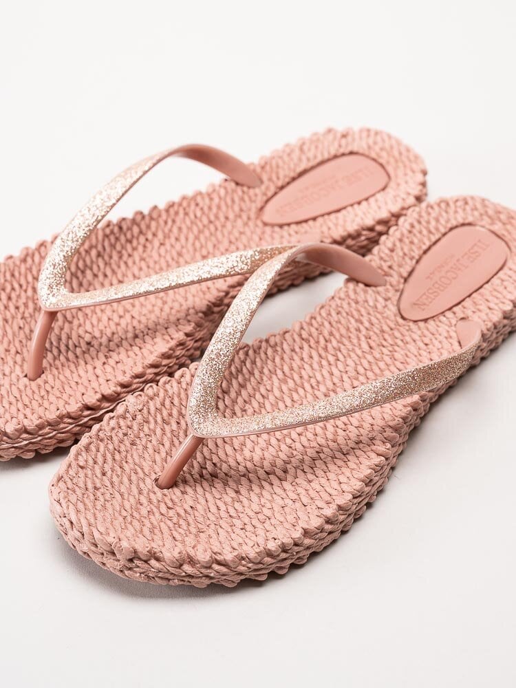 Ilse Jacobsen - Cheerful01 - Rosa flip flop med glitter