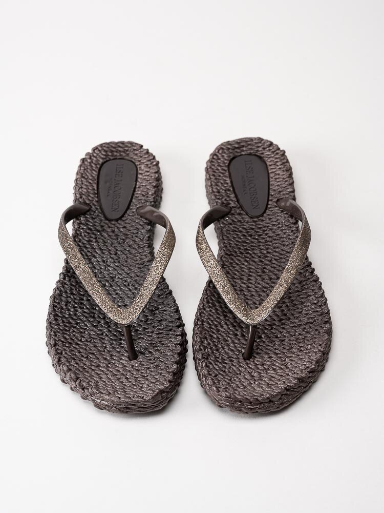 ilse jacobsen flip flops glitter