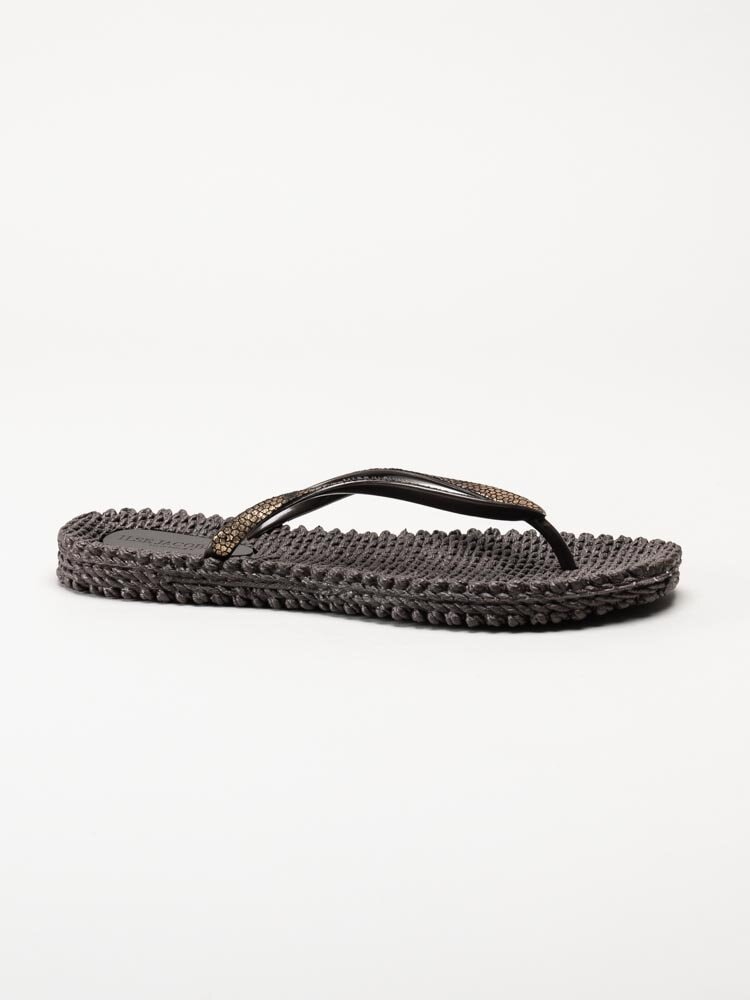 Ilse Jacobsen - Cheerful01M - Bruna flip flop med glitter