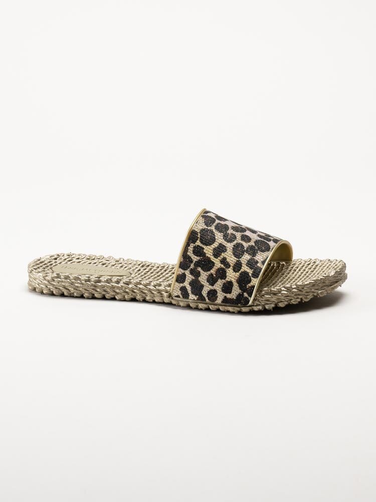 Ilse Jacobsen - Cherio190GL - Leopardmönstrade slip in sandaler