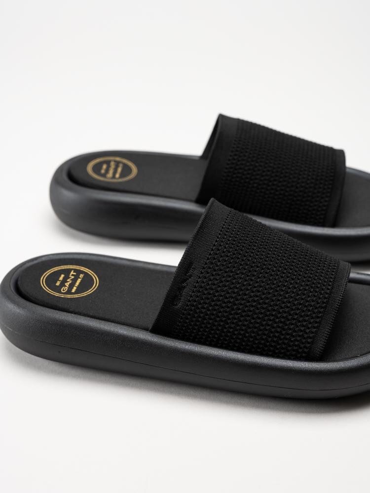 Gant Footwear - Stayla - Svarta slip in sandaler i textil