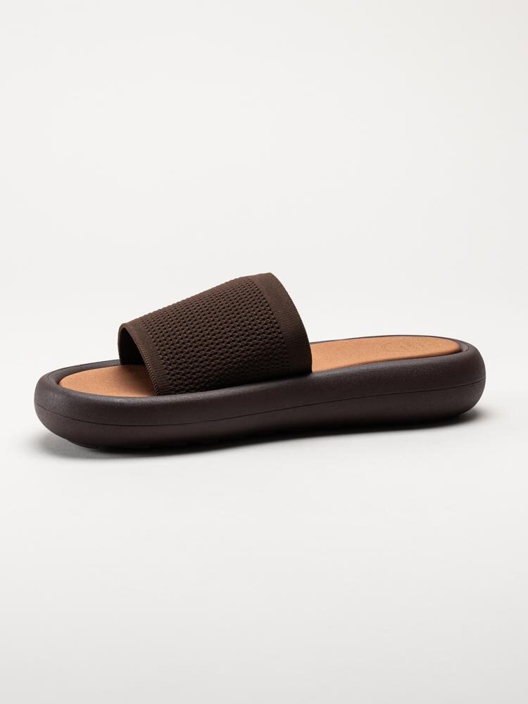 Gant Footwear - Stayla - Mörkbruna slip in sandaler i textil