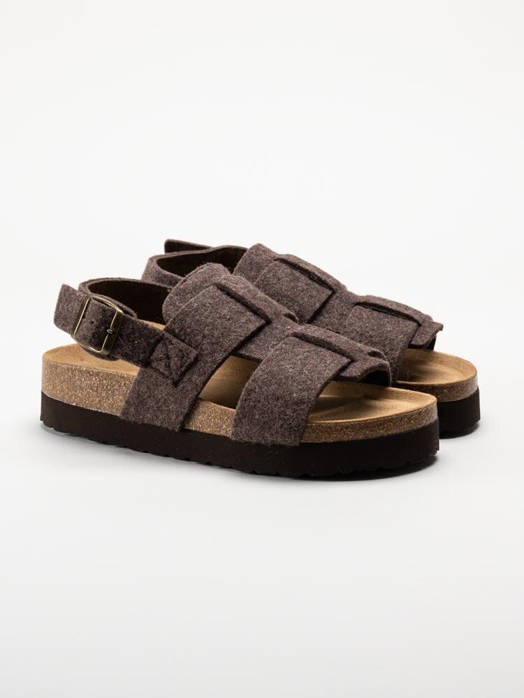 Shepherd - Boden - Bruna sandaler i ull