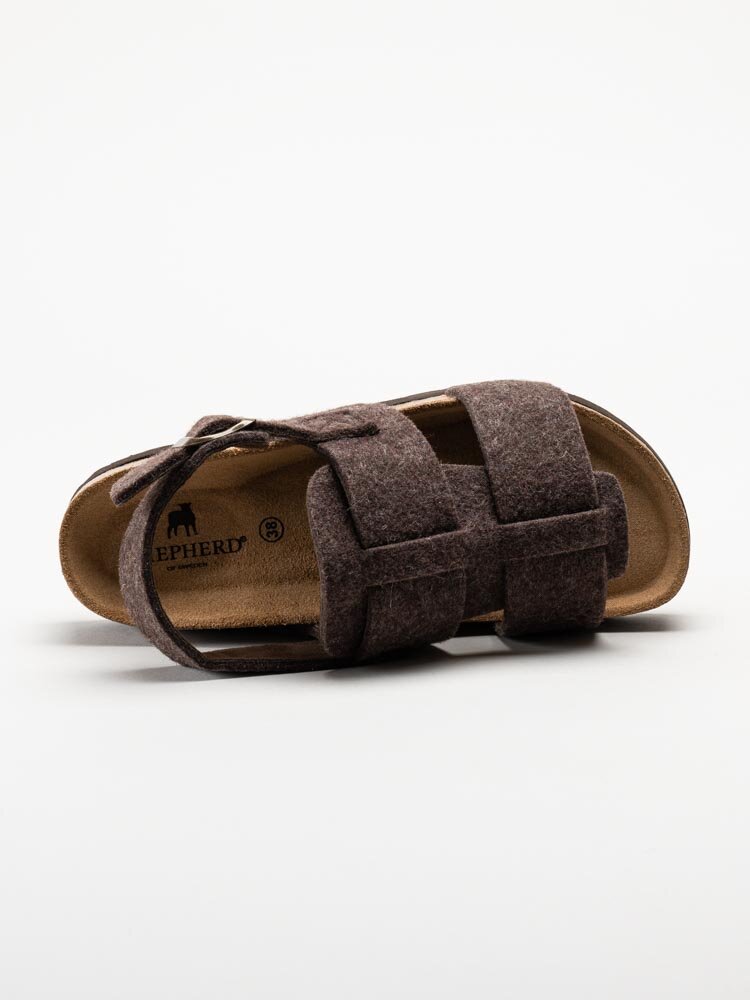 Shepherd - Boden - Bruna sandaler i ull